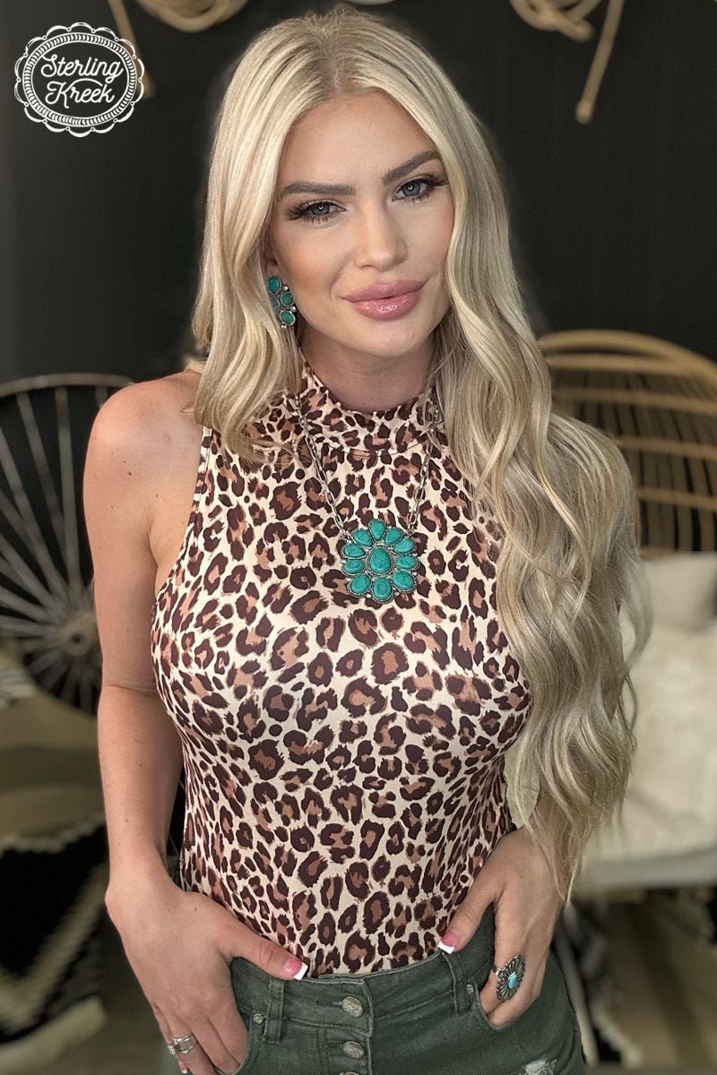 High Roller Body Suit Leopard