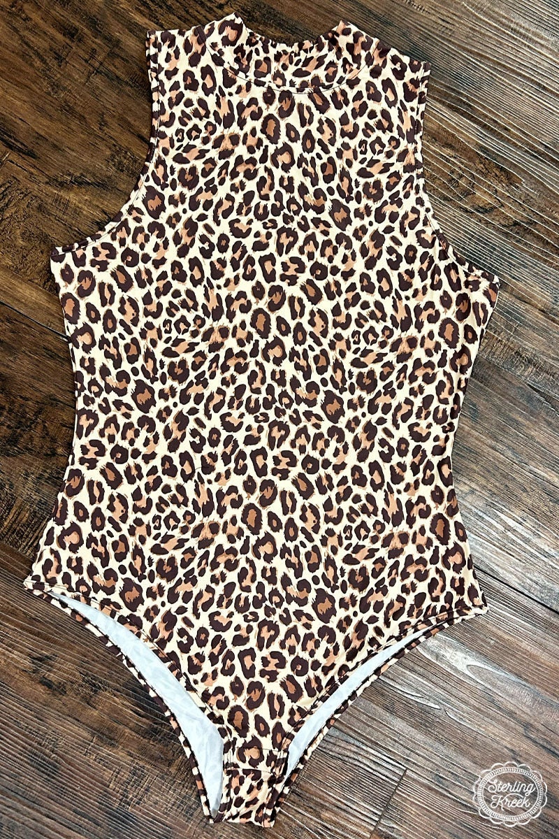 High Roller Body Suit Leopard